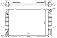Купить Nissens радиатор воды volvo 850 2.0 ls, фото thumb