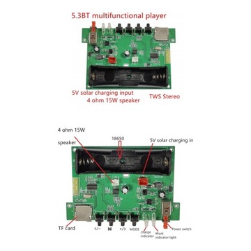 Возраст платы аудиодекодера Bluetooth Type C