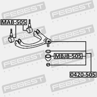 фото thumb №10, Втулка важеля верхнього перед mitsubishi legnum