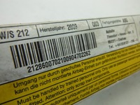 фото thumb №9, Подушка подушка безпеки сидіння лівий задня mercedes e-klasa w212 kombi 2128600702