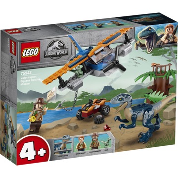 LEGO 75942 JURASSIC WORLD Велоцираптор спешит на помощь