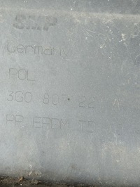 фото thumb №7, Vw passat b8 3g0 2014- бампер перед переднее 3g0807221a