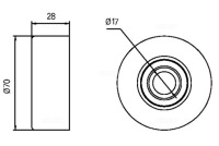 Gmb-japan gta0060 ролик натягувача ремінь поліклиновий Ціна, фото thumb