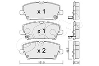 фото thumb №1, Cifam гальмівні колодки гальмівний. honda civic vii 06-