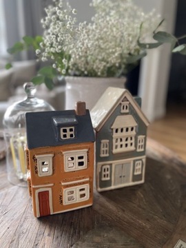 CERAMIC HOUSE фонарь TENEMENT HOUSE подсвечник TEALIGHT фонарь