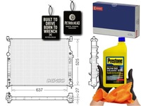 фото thumb №1, Радиатор двигателя wody mercedes gl x164 m w164 r w251 #petrolhead pro+ kit5