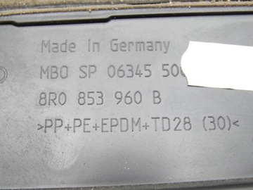 фото thumb №10, Планка нижня двері 8r0853960b audi q5 8r права передня ly9c оригінал