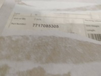 фото thumb №7, Молдинг накладка бампера заднего renault 7717085305