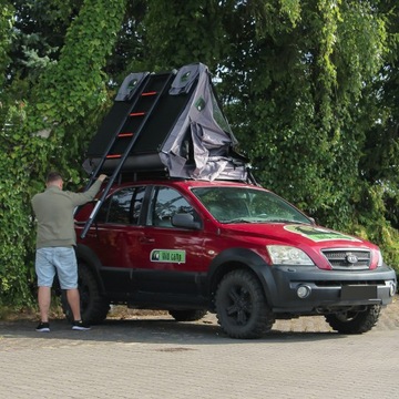 Экспедиционная палатка Wild Camp Ohio 160 GREY для автомобиля на 3-4 человека, комфортная