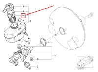 Купити Трубка фільтра повітря насоса гальмівний bmw 3 e46 34326752749 6752749, фото thumb