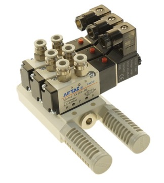 Wyspa 3 zaworowa AIRTAC Seria 100 5/2 - 1/8 - 12 V - 24V - 230 V