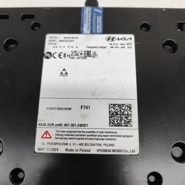 фото thumb №6, Hyundai tucson iv nx4 2024 панель / радиопроигрыватель cd/dvd/gps