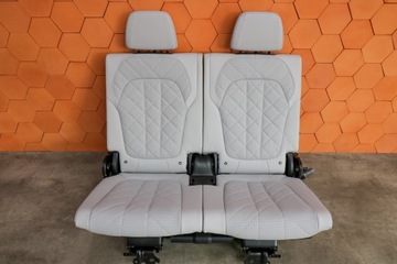 фото thumb №16, Bmw x7 g07 lci салон сидіння диван 3 rzędy пам'ять підігрів silverstone 1 km