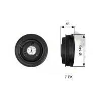 Купить Шкив tvd1134 gates ford transit, фото thumb