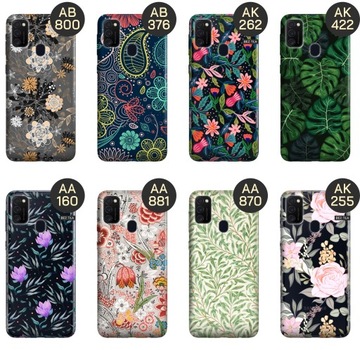 ETUI DO SAMSUNG GALAXY M21 WZORY FLORAL BOTANIKA BUKIETY OBUDOWA POKROWIEC