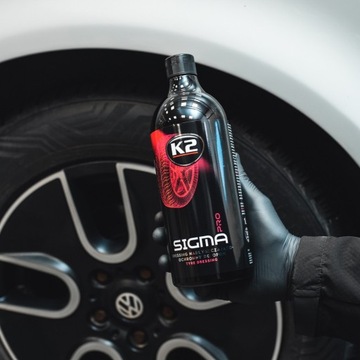 K2 Sigma PRO Гель для шин и резины 1 л + Губка для воска и полиролей K2