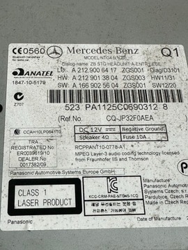 фото thumb №6, Радіо, навігація mercedes e клас w212 2012r.