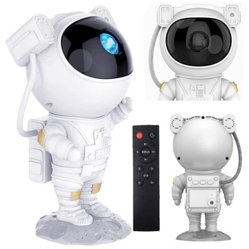 PROJEKTOR GWIAZD ASTRONAUTA Lampka Nocna Rzutnik Dla Dzieci Led LASER PILOT