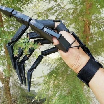 ПЕРЧАТКИ С СОЕДИНЕННЫМИ ПАЛЬЦАМИ ДЛЯ ХЭЛЛОУИНА правые