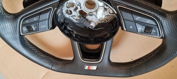 фото thumb №9, S3 8y a3 кермо шкіра шкіряний зрізана 82a419091ah