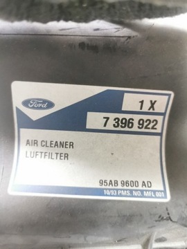 фото thumb №11, Корпус, фільтр повітря ford escort od 1/1995-10/1996 оригінальний номер 7396922