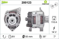 Генератор 14v, 110a volvo s40 i, v40 renault espace 3, laguna i, safr Ціна, фото thumb