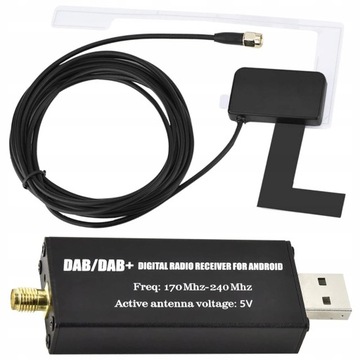 АДАПТЕР DAB+ ДЛЯ РАДИО С USB-СИСТЕМОЙ ANDROID