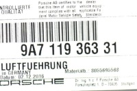 фото thumb №6, Porsche panamera 970 air guide 9a711936331 новий оригінальний 2017