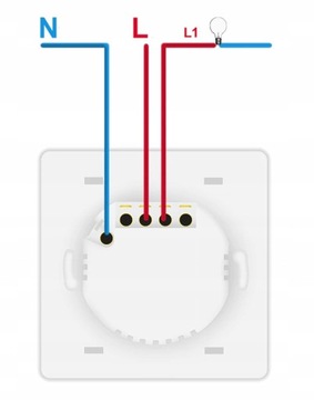Коммутатор 1 канал ZigBee 3.0 Черный TUYA 1CCPS