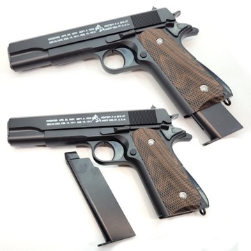 Металлический шаровой пистолет COLT M1911 100% металлическая реплика винтовки ASG + ЩИТКИ