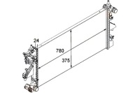 Купить Hella радиатор fiat ducato 2,2d 06- hella, фото thumb