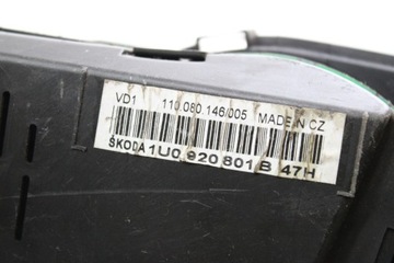 фото thumb №9, Спідометр  skoda octavia i 1u0920801b 1.6 sr європа