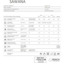 ОБИВОЧНАЯ ТКАНЬ SAWANA ОБИВОЧНЫЙ МАТЕРИАЛ СУМКА FINE PLAIN