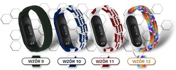 PASEK OPASKA do XIAOMI MI BAND 3/4/5/6 14 WZORÓW
