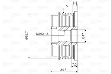 фото thumb №2, Колесо ременное генератора