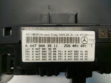 фото thumb №5, Mercedes w447 v220d vito спидометр манометр uk a4479003911