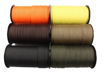 PARACORD 550 ОРИГИНАЛЬНАЯ 7 ЖИЛЬНАЯ ВЕРЕВКА КАМУФЛЯЖНАЯ 100м