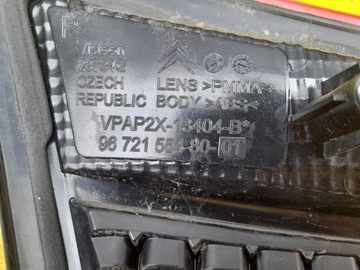 фото thumb №6, Citroen c4 b7 лампа зад ліва права w кришка багажника