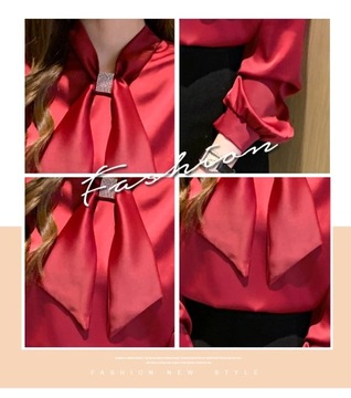 Long Sleeve Office White Blouse Shirt Blouse Women
