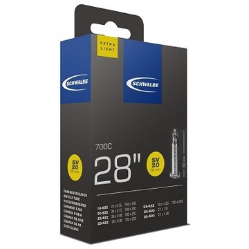 Schwalbe SV-20 Extra Light дорожная трубка 50мм 65г