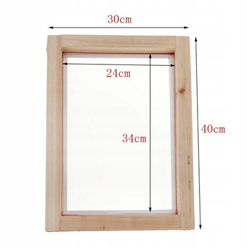 Ramy do sitodruku 32T/43T/55T/77T 30x40cm 77T