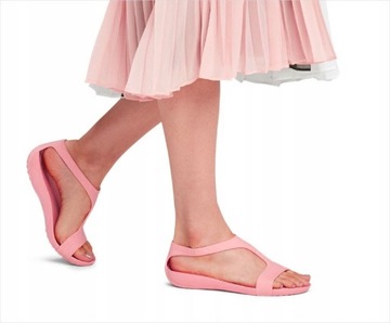 ЖЕНСКИЕ САНДАЛИИ CROCS SERENA ШЛЕПАНЦЫ SEXI SANDAL РАЗМЕР 38,5