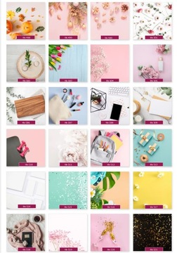 TŁA FOTOGRAFICZNE FLAT LAY 50x50 Blog Instagram