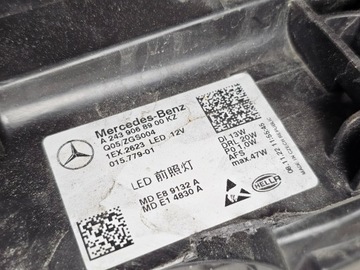 фото thumb №14, Лампа фара перед ліва лівий повний led mercedes w243 a2439068900