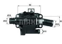фото thumb №1, Mini r56 дизель термостат mahle th4183 oem 11517805998