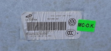 фото thumb №9, Стеля люк volkswagen polo 2g vi 2g4867501
