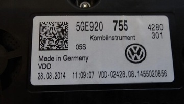 фото thumb №6, Спидометр манометр 5ge920755 vw e-golf vii