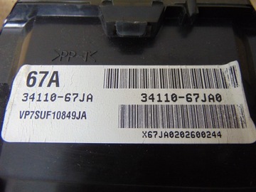 фото thumb №15, Спидометр suzuki grand vitara ii 1.9 ddis 34110-67ja