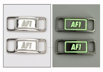 2szt Świetlne Luminacja Metal Klamra do Butów AF 1