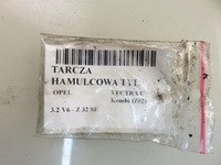 фото thumb №8, Диск тормозная задняя opel vectra c 3.2 v6 - с 32 se